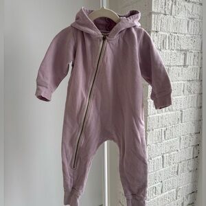 Mini Mioche Hooded Zip Baby Romper (12–18M)